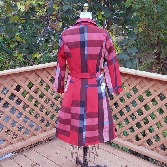 NEW size M/L 6-8 Plaid pattern by "Beauty Dress" brand - Picture 4 of 13